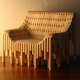 Illustration for article titled Chair Made From 374 Dowels Will Leave Fascinating Patterns On Your Butt